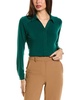 v-neck button front shirt