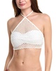 fishnet crochet halter top
