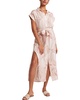 Bella Dahl Cap Sleeve Linen-Blend Midi Shirtdress