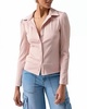 candy knit shirt top in rose smoke