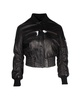 colombe bomber jacket in black leather