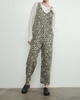leopard print jumpsuit in brown multi