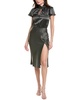 victoria silk midi dress