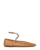 Orange mesh Ane ballerinas