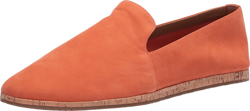 Aerosoles Women's Hempstead Loafer Flat, Orange Nubuck, Medium