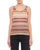 Chevron Blades Top With Sequins