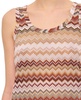 Chevron Blades Top With Sequins