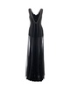 Long Dress With Plunging Neckline