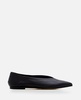 Black Moa Leather Ballerinas