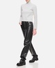 90's Pinch Waist Long In Leather