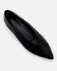 Black Moa Leather Ballerinas