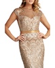 Miranda Sequin Embroidered Gown