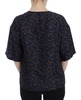 Dolce & Gabbana  Blue gold key print silk blouse