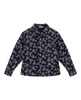 bear logo padded cotton jacket