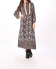 emilia dress in black multi