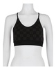 monogram crop top