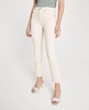 isabelle high waist crop jeans in ecru
