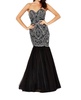 long prom dress in black