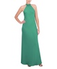 BCBGMAXAZRIA Women's Sleeveless Halter Neck Long Evening Dress