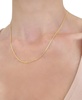  18" Bismark Link Chain Necklace (1-1/2mm) in 14k Gold
