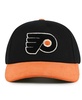 Men's Black/Orange Philadelphia Flyers Burnett Adjustable Hat