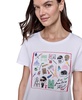 Women's Art Motif Logo T-Shirt