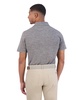 Men's Golf Yarn Dye Marled Sports Fit Polo Shirt