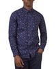 Men's Regular-Fit Scattered Floral Shirt 