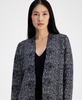 Women's Fitted Open-Front Cardigan
