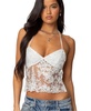Women's Nyx Backless Sheer Lace Top