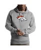 Men's Heather Gray Denver Broncos Victory Pullover Hoodie