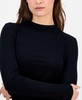 Women's Tulip-Hem Ruched-Front Long-Sleeve Dress, Exclusively at Macy's 