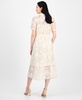 Women's Floral-Lace Tie-Waist Shirtdress