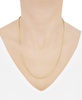 Wheat Link 22" Chain Necklace in 14k Gold