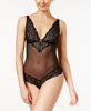 b. Charming Mesh and Lace Lingerie Bodysuit 936232