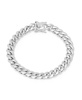 Men's Stainless Steel Miami Cuban Chain Link Style Bracelet with 10mm Box Clasp Bracelet