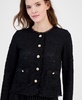 Women's Lace Button-Front Patch-Pocket Jacket