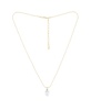 Thin and Delicate Cubic Zirconia Pendant Necklace