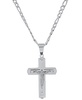 Men's Gold-Tone Crucifix Pendant 24" Necklace