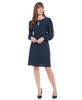 Petite Embroidered Keyhole Mini Dress