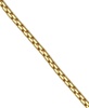 Men's Polished Rounded Box Link Chain Bracelet in 14k Gold