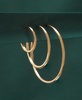 Polished Tube Small Hoop Earrings in Gold Vermeil, Created for Macy's