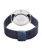 Men's Multi-Function Blue Stainless Steel Mesh Bracelet Watch 40mm