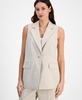 Women's Notch-Lapel One-Button Vest Jacket