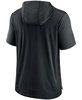Men's Heathered Charcoal, Black Las Vegas Raiders Performance Hoodie T-shirt