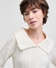Women's Collared Cable Cardigan, Exclusively at Macy's