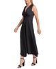 Women's V-Neck Asymmetric-Hem A-Line Dress
