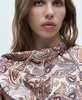 Women's Satin Print Blouse