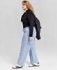 Trendy Plus Size Wide-Leg High-Rise Embellished Jeans 