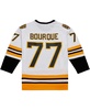 Men's Ray Bourque White Boston Bruins Captain Patch 1989/90 Blue Line Player Jersey